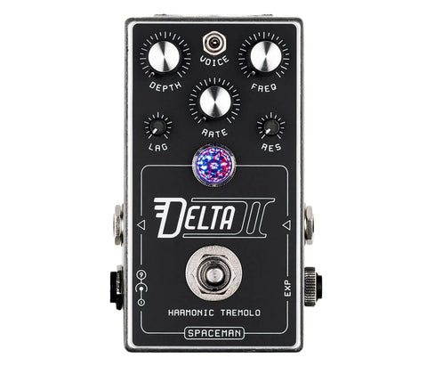 Spaceman Effects Delta II Harmonic Tremolo Silver