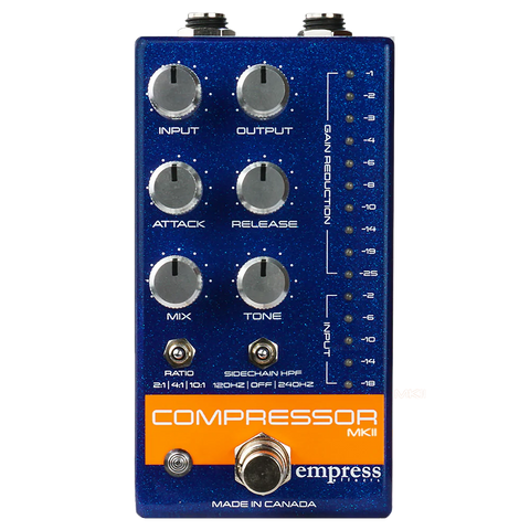 Empress Effects Compressor MK II Blue Sparkle