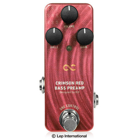One Control Crimson Red Bass Preamp OC-CRBP
