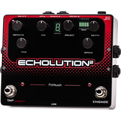 Pigtronix Echolution 2 Programmable Multi-Tap Modulation Delay E2R Pedals Pigtronix www.stevesmusiccenter.net