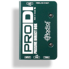 Radial ProDI™ Passive Direct Box Direct Box Radial www.stevesmusiccenter.net