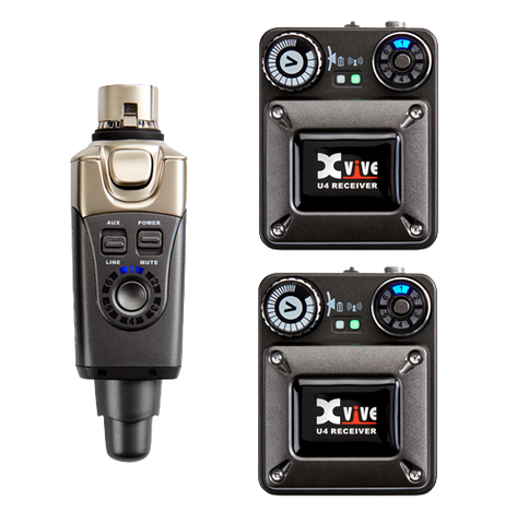 Xvive U4R2 wireless in-ear monitor system