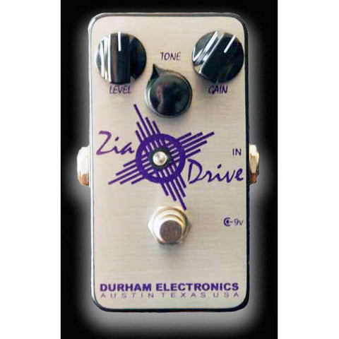 Durham Electronics Zia Drive Tight, Low Compression Overdrive Pedal Designed for Rhythm Guitar