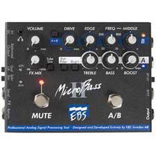 ebs bass pedals EBS MicroBass II Pedal Professional Bass Preamp