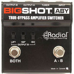Radial BigShot ABY True-Bypass Amplifier Switcher Pedals Radial www.stevesmusiccenter.net