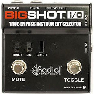 Radial BigShot I/O True-Bypass Instrument Selector