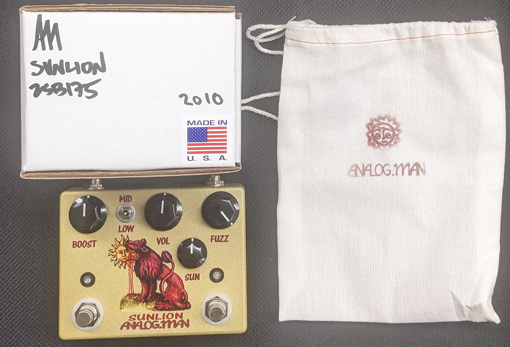 Analog Man Sun Lion Fuzz Booster Pedal | Welcome To Steve's Music Analog Man Sun Lion Fuzz Booster Pedal | Welcome To Steve's Music