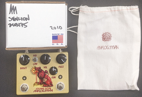 Analog Man Sun Lion Fuzz Booster Pedal