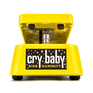 Dunlop KH95Y Kirk Hammett Cry Baby Wah Yellow Sparkle
