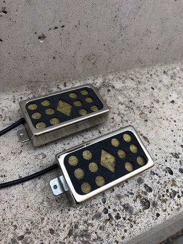 Porter Pickups Gold Foil Humbucker Set Diamond/Circles