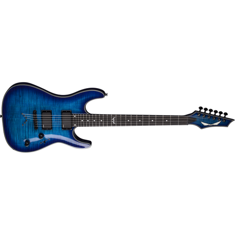 Dean C450 Flame Maple Trans Blue w/Gig Case