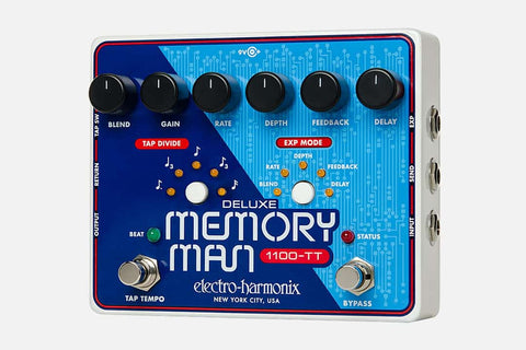 Electro-Harmonix Deluxe Memory Man 1100-TT Analog Delay With Tap Tempo