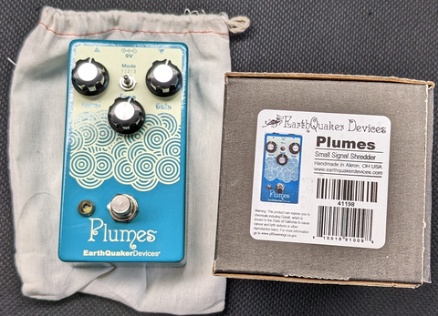 Earthquaker Devices Plumes Used with box