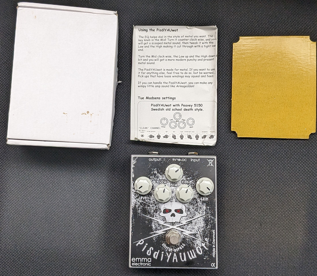 Emma PisdiYAUwot Distortion with box and manual | Welcome To