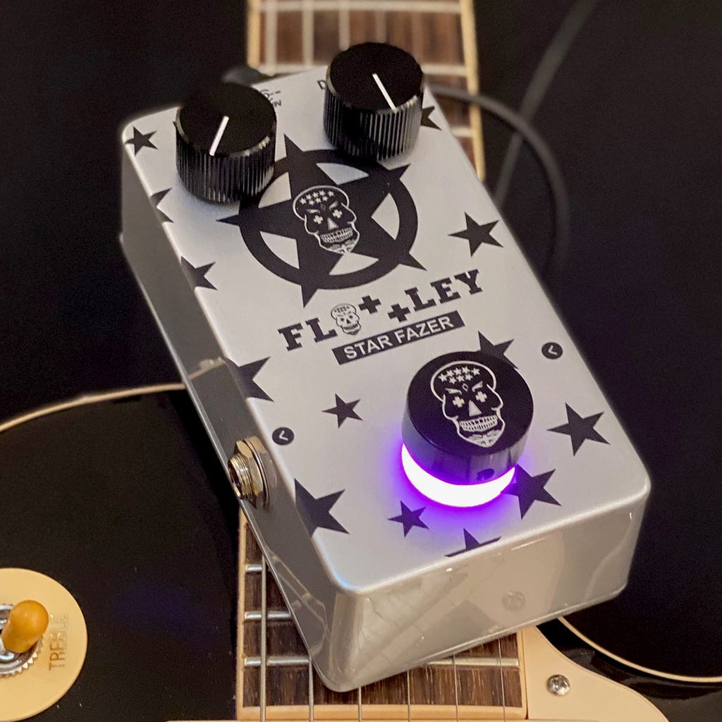 fazer pedal Flattley Guitar Pedals Silver Series Star Fazer Guitar Phaser