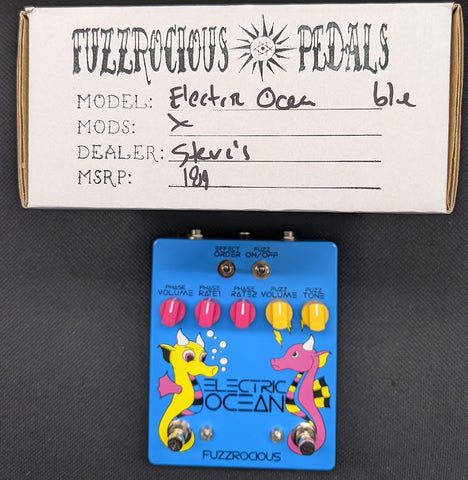 Fuzzrocious Pedals Electric Ocean Fuzz and Phaser Standard
