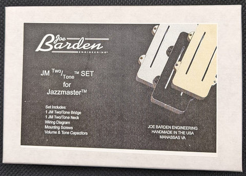 Joe Barden Engineering JM Two/Tone Set for Jazzmaster in White NOS
