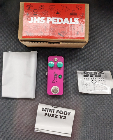 JHS Mini Foot Fuzz V2 Used With Box and Paperwork