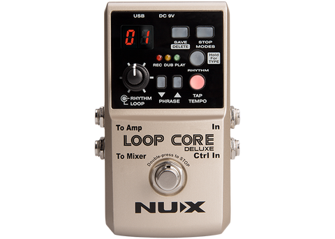 Nux Loop Core Deluxe Bundle with footswitch