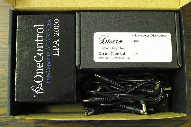 ギター One Control Distro All In One Pack Black One Control Distro All in One Pack Black OC-PD-BK-AIO - NEW