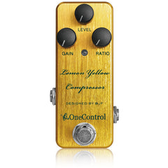 One Control Lemon Yellow Compressor BJF Design Pedals One Control www.stevesmusiccenter.net