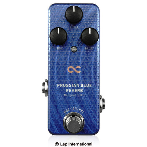 One Control BJF Designed Prussian Blue Reverb