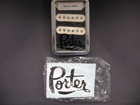 Porter Pickups 1960s Single Coils Set-Aged White