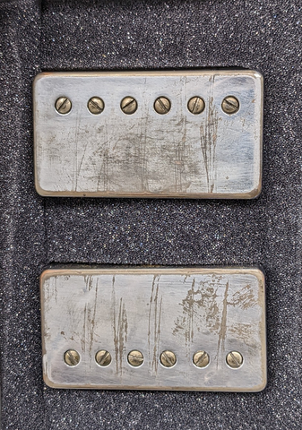 Porter Pickups Gatekeeper Humber Set Nickel Covers Relic'd GKP-SCH Nickel