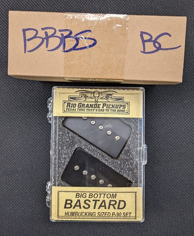 Rio Grande Pickups Big Bottom Bastard Humbucker Set (BBBSB - Black)