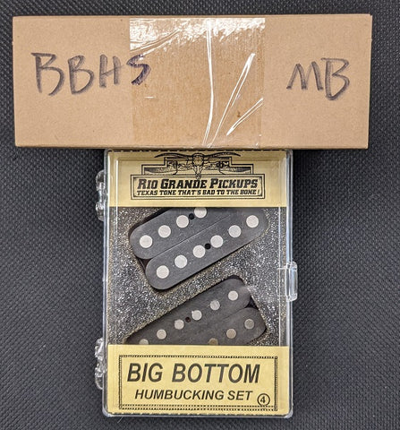 Rio Grande Pickups Big Bottom Humbucking Humbucker Set (2) Muy Grande Bridge and Tallboy Neck (BBHS)