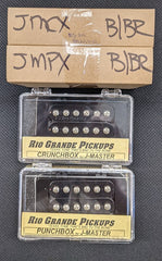 Rio Grande Big Box Set for Jazzmaster with Black Rings and Black Covers