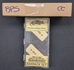 Rio Grande Pickups Barpack Set  (Jazzbar neck and Bluesbar bridge) (BPSC-Creme)