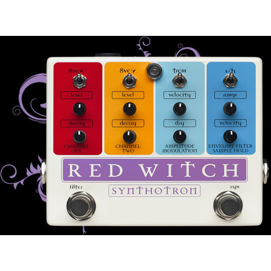 red witch pedals Red Witch Synthotron Synth Guitar Effect