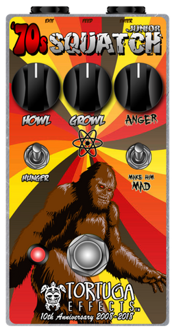 Tortuga Effects 70s Sasquatch Junior Serial Number 001 10th Anniversary Model