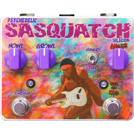 psychedelic guitar effects pedals Tortuga Effects Psychedelic Sasquatch Silicon Fuzz