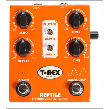 t-rex guitar pedals T-Rex Reptile Modulation Delay Pedal