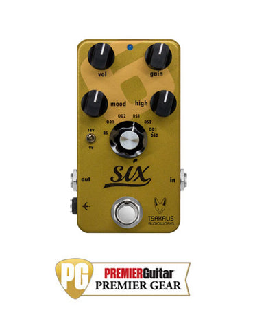 Tsakalis Six Boost Overdrive Distortion