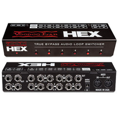 Voodoo Lab Hex Audio Switcher Effects Voodoo Lab www.stevesmusiccenter.net