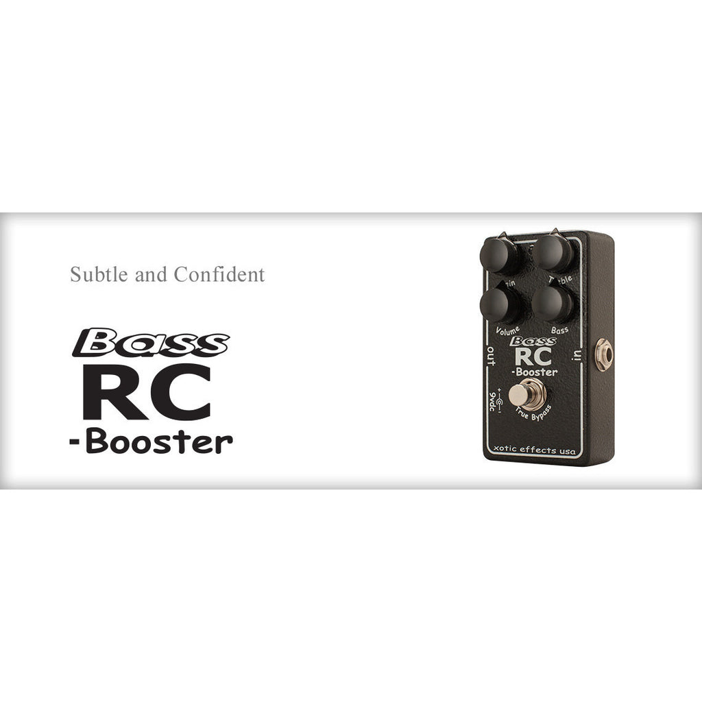 rc booster pedal Xotic Bass RC Booster