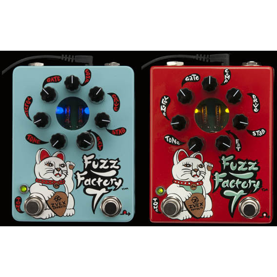 ZVEX Fuzz Factory 7 Hand Painted Light Blue Version | Welcome To