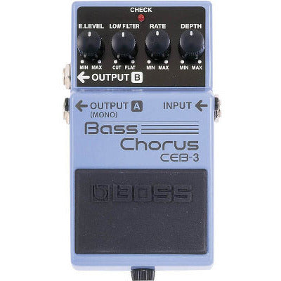 BOSS CEB-3 Bass Chorus Pedal Featuring Built-in Crossover