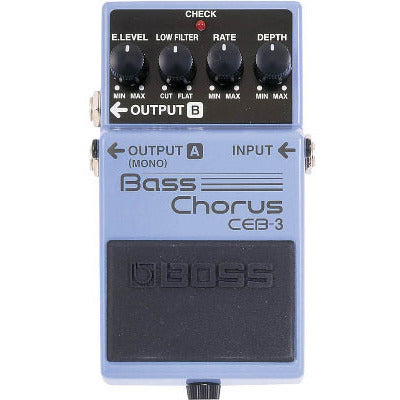boss bass chorus pedal BOSS CEB-3 Bass Chorus Pedal Featuring Built-in Crossover