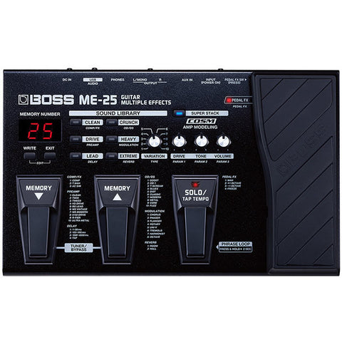 Boss ME-25 Guitar Multiple Effects Processor