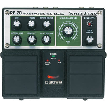 Boss RE-20 Space Echo BOSS RE20 Reissue of Roland Space Echo RE-201 in Pedal Form