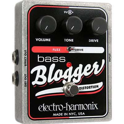 bass distortion pedals Electro-Harmonix Bass Blogger Distortion Pedal for Bass Guitar