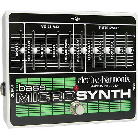 Electro-Harmonix Bass Micro Synthesizer Analog Synth for Bass Guitar