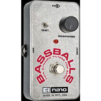 Electro-Harmonix Nano Bassballs Twin Dynamic Filters for Bass