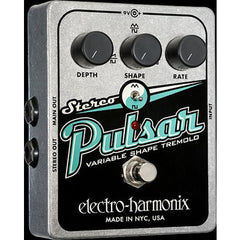 Electro-Harmonix Stereo Pulsar Variable Shape Analog Tremolo Pedals Electro-Harmonix www.stevesmusiccenter.net