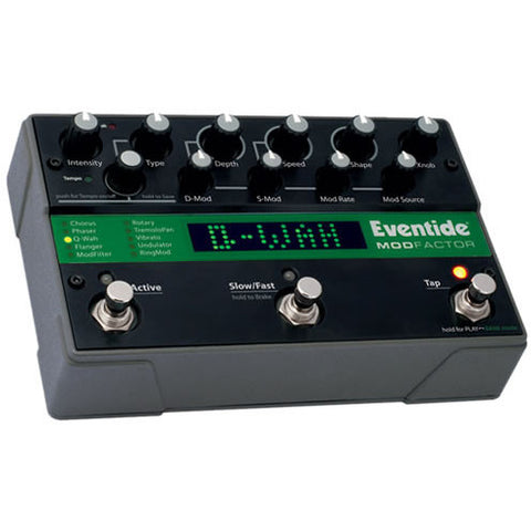 Eventide ModFactor  27 Modulation Effects: Phaser, Flanger, Chorus, PolyMod, TremoloPan, Undulator, Vibrato, Q-Wah, ModFilter, RingMod, and more