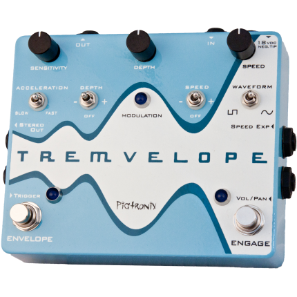 pigtronix pedals Pigtronix Tremvelope Envelope Modulated Tremolo
